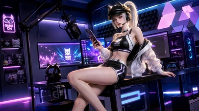赛博电竞美少女露娜