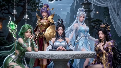 仙侠美女群像（无缝循环）