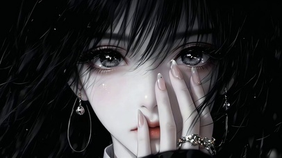 哭泣的少女