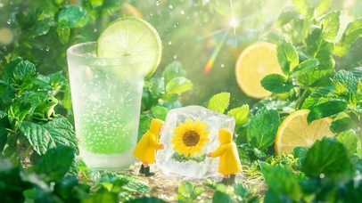 夏天冰水