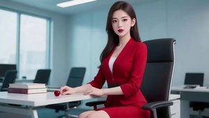 办公室气质美女文秘6
