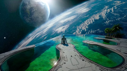 科幻太空飞船