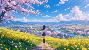 樱花与JK少女