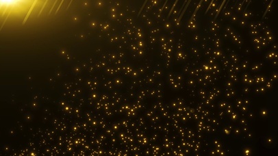 闪烁金色粒子光效