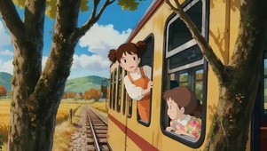 秋天里的小火车