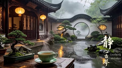 热茶独享空山雨