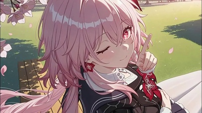 公园里的长夜月