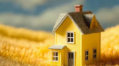 秋季小屋带鱼屏