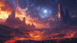 神秘外星火山岛