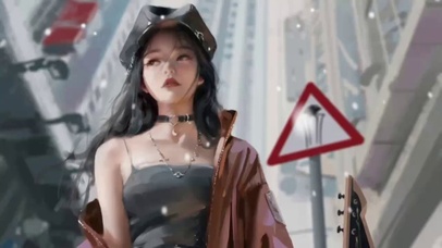 炫酷御姐4k壁纸