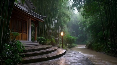 竹林绿景
