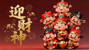 一起迎财神