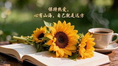 保持热爱心有山海，自己就是远远