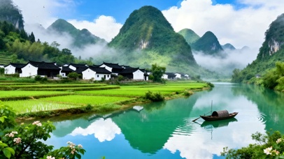 雾山翠水溪居