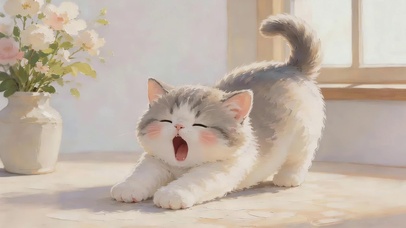 懒懒的猫咪
