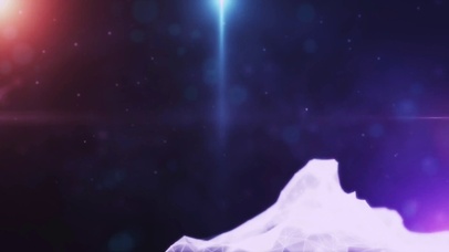 太空中的紫色星座