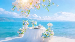 唯美安静的海边