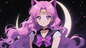 猫耳动漫插画女孩