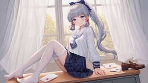 JK制服长腿美少女