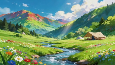 治愈草原河流