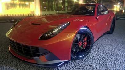 3D炫酷红色跑车