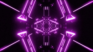紫色炫彩LED舞台
