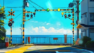 海边路口