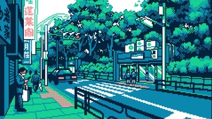 像素风城市
