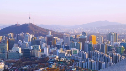 4K 高清 现代大都市亚洲城市