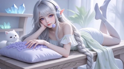 浪漫唯美美女高清4k