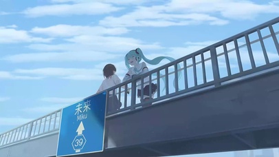 桥上的初音未来