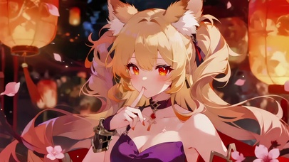 暖灯萦绕的夜晚