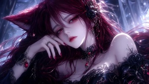 红发狐耳少女