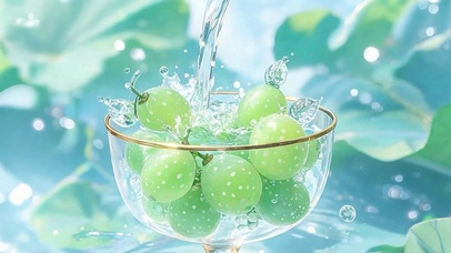 水流葡萄