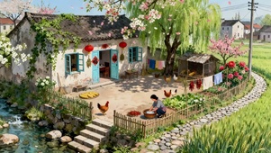 小清新老家小院