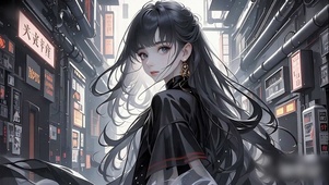 惜别回眸少女
