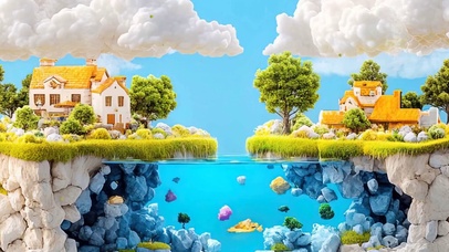 小清新树木带鱼屏