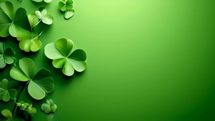 护眼绿色四叶草