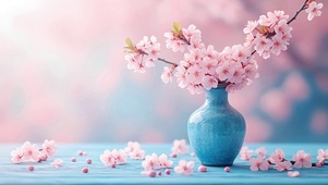 青瓷插花