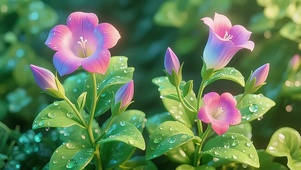 晨露风铃花
