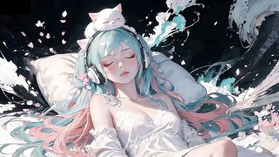 青烟墨染少女