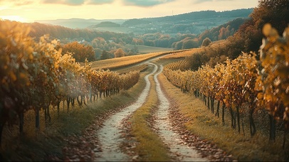 阳光葡萄园小径