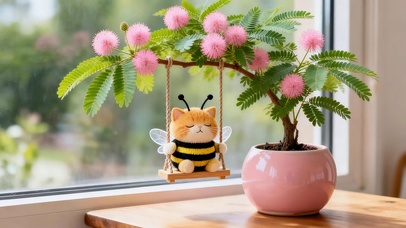 可爱小蜜蜂猫咪