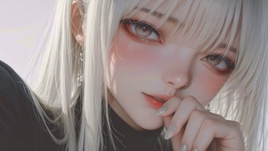 二次元清新美女