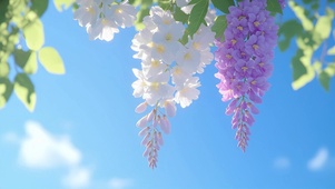 晴空紫藤