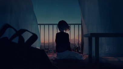 Alone 孤独少女 清晨