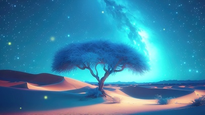 沙漠夜色