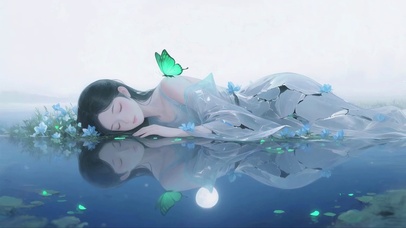 水中睡美人