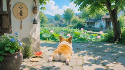 呆萌小狗