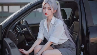 香车美女